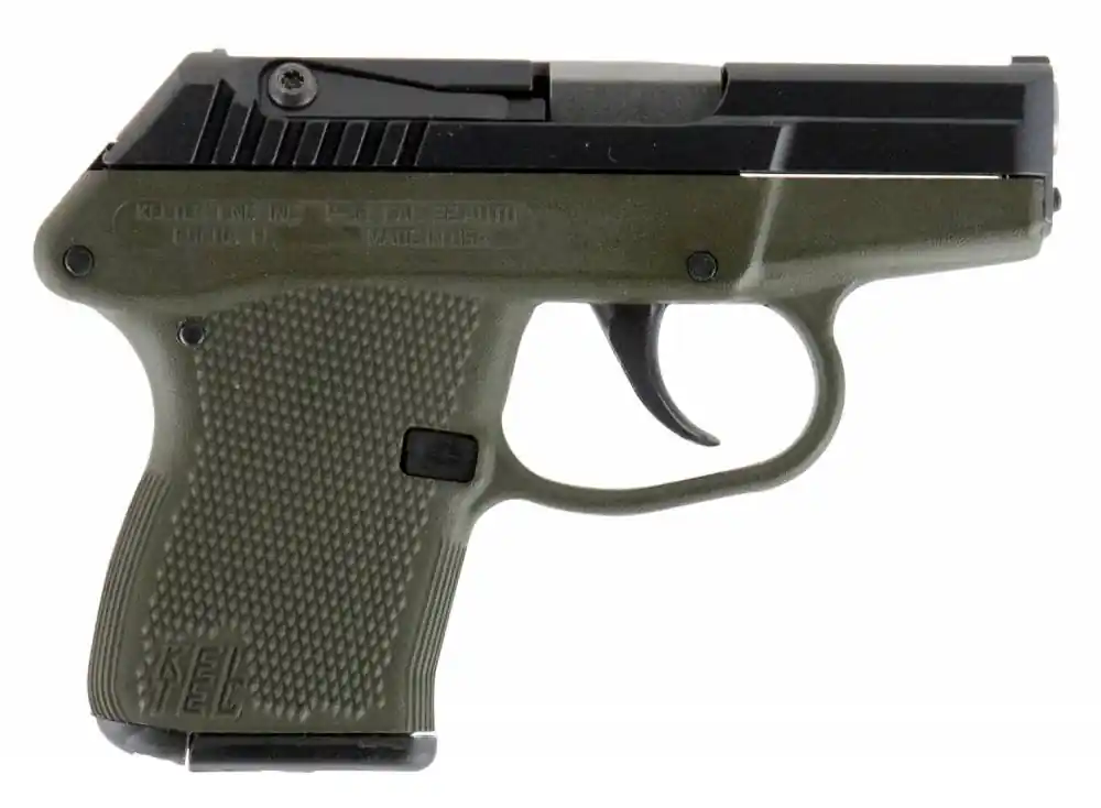 Kel-Tec P3ATBGRN P-3AT 380 ACP 2.70" 6+1 Green Blued Green Polymer Grip
