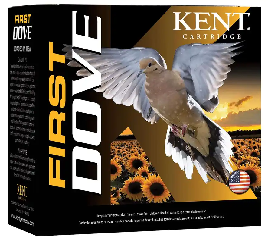 Kent Cartridge K20D2475 First Dove 20 Gauge 2.75 7/8 oz 7.5 Shot 25 Round Box