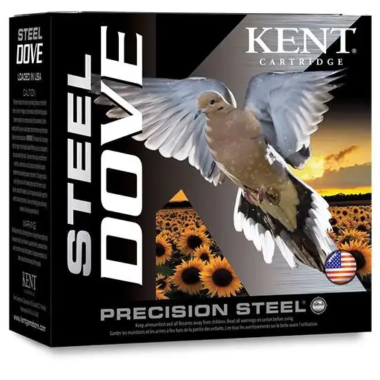 Kent Cartridge K20SD246 Steel Dove 20 Gauge 2.75 7/8 oz 6 Shot 25 Round Box