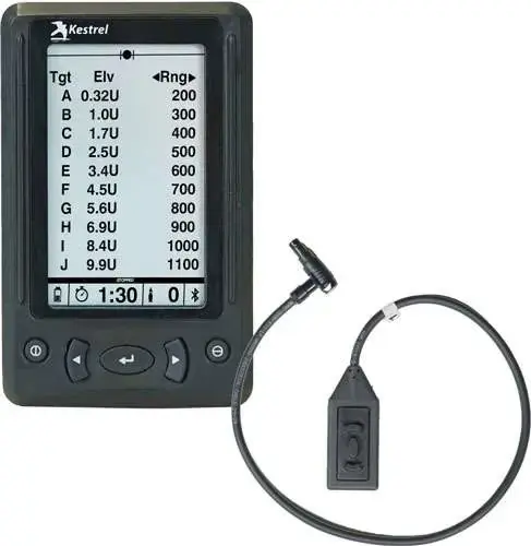 KestrelMeters 0750LRBLK HUD for 5 Series Ballistic Meter Black w/Remote