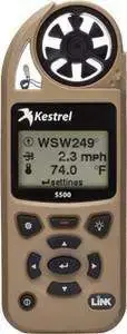 KestrelMeters 0857BLTAN 5700 Ballistics Weather Meter Tan AA Link Connectivity