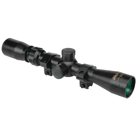 Konus 7260 KonusPro with Ring Mounts 2-7x 32mm Obj 43-12.6 ft @ 100 yds FOV 1" Tube Black Matte Finish 30/30