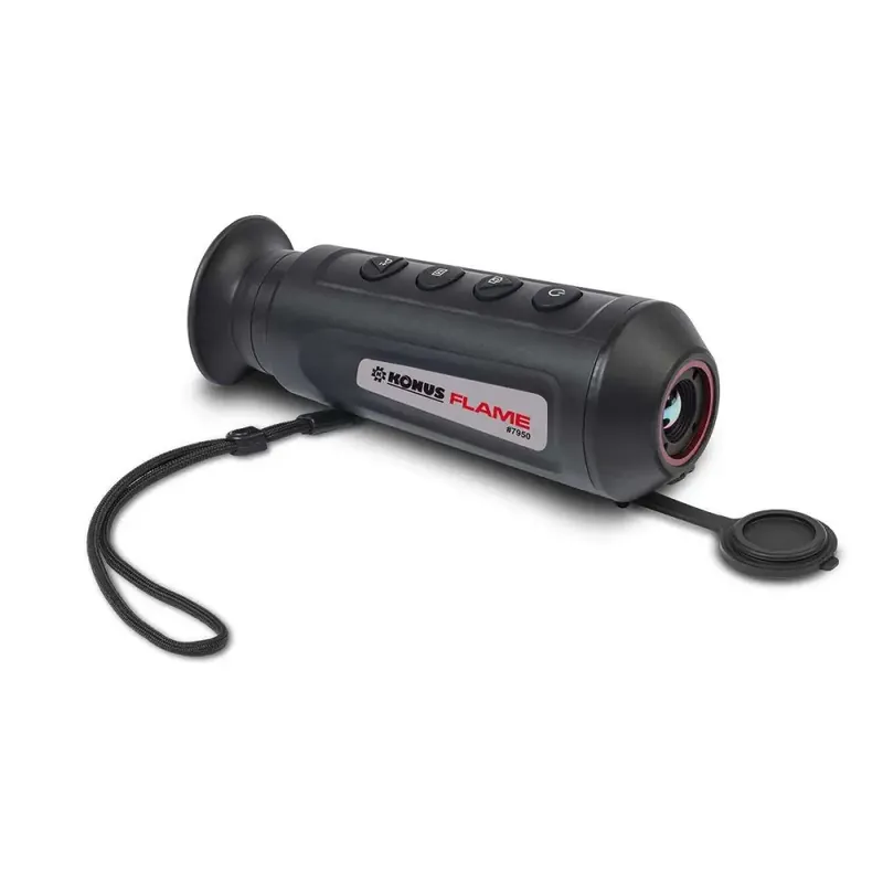 Konus 7950 Flame Thermal Monocular 0.6-2.4x 24.70-18.70 ft @ 100 yds FOV Black