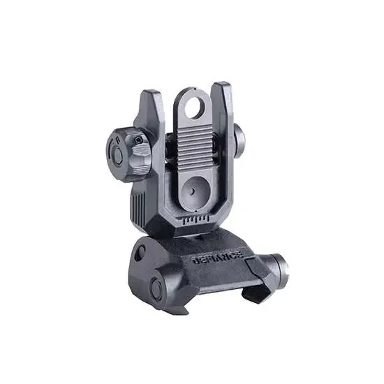 Kriss USA DAPRSBL00 Flip Up Rear Sight AR-15 Black Low Profile Polymer