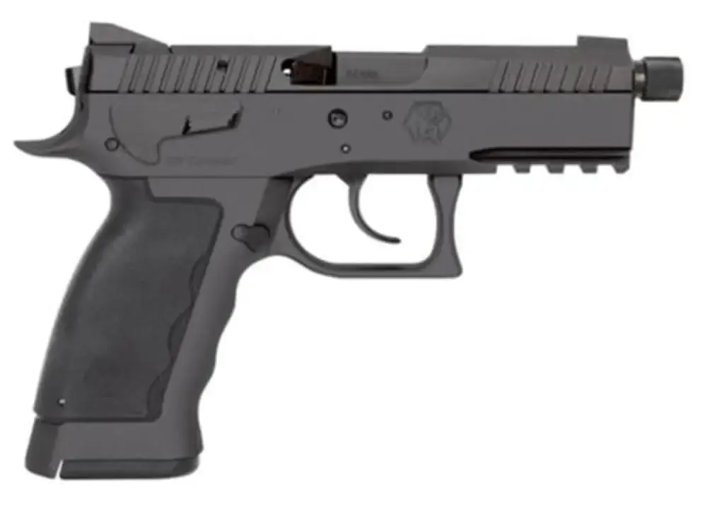 Kriss USA WSDCME086 Sphinx SDP Compact Threaded Barrel 9mm Luger 3.70" 17+1 Black Hardcoat Anodized Black PVD Black Polymer Grip