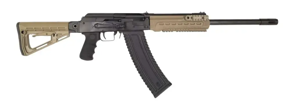 Kalashnikov USA KS12TFDE KS-12T 12 Gauge 3" 18.25" 10+1 Black, Flat Dark Earth 6 Position Collapsible Stock