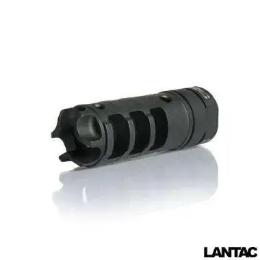 Lantac DGN762B Dragon 308 Win/7.62 NATO Muzzle Brake 5/8"-24 tpi Black Phosphate Steel