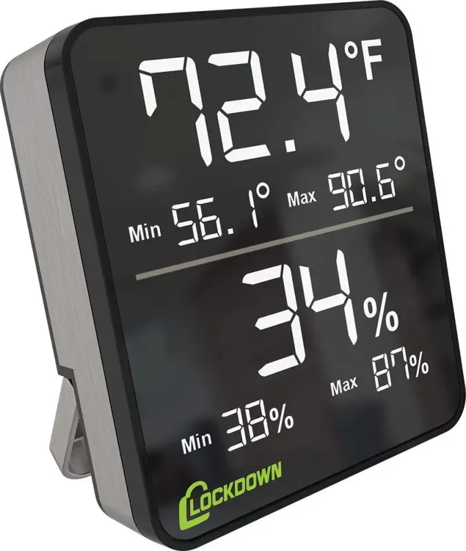 LOCKDOWN DIGITAL HYGROMETER
