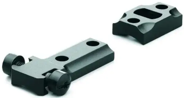Leupold 120092 Standard Base 2-Piece with Reversible Rear Ruger American Matte Black