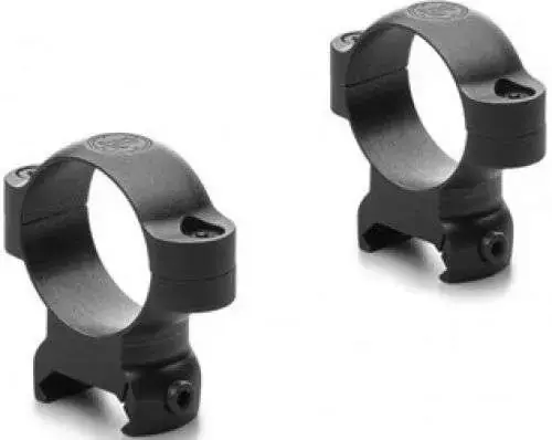 Leupold 120977 LRW Ring Set 30mm Diam Medium Steel Black Matte