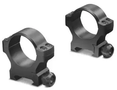 Leupold 175118 BackCountry Cross-Slot Weaver 1" Diam High Aluminum Matte Black