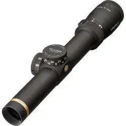 Leupold 176281 VX-4.5HD Service Rifle 1-4.5x24mm Obj 123.20-26.20 ft @ 100 yds FOV 30mm Tube Black Matte Finish FireDot Bull-Ring (SFP)