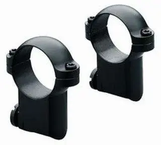 Leupold 49950 Ringmount Rings Dovetail Ruger #1 & 77/22 1" Low Black Gloss