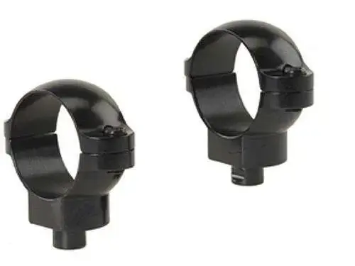 Leupold Quick Release Ring Set 1" Dia Medium Black Gloss