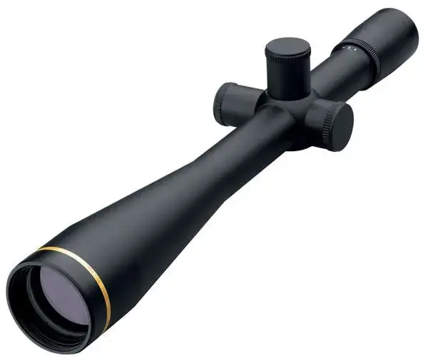 Leupold 53440 Competition 45x 45mm Obj 2.5 ft @ 100 yds FOV 30mm Tube Black Matte Finish Target Dot (SFP)