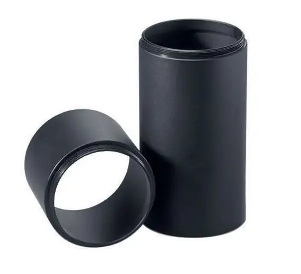 Leupold 56187 Alumina Lens Shade 2.5" x 40mm 2004 and Newer Leupold Scope Screw On Aluminum Black Matte