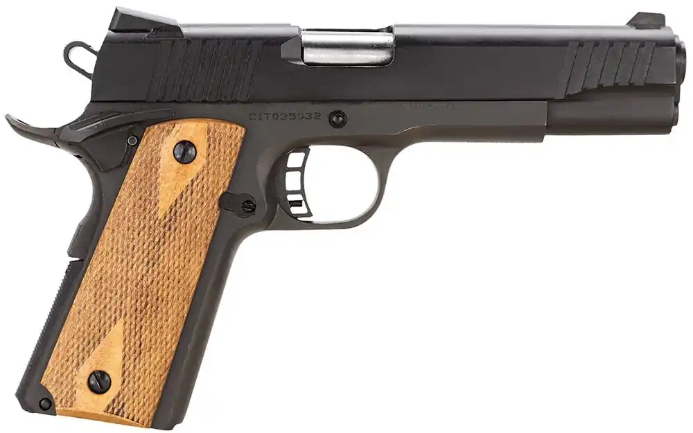 Citadel CIT9MMFSP M-1911 Full Size SAO 9mm 5" 8+1 Wood Grip Black