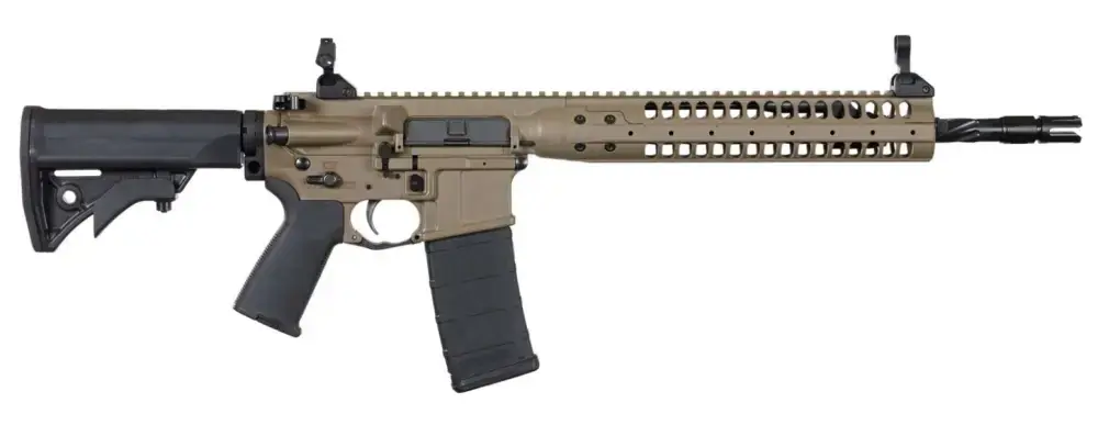 LWRC ICR5CK16SPR Individual Carbine SPR 5.56x45mm NATO 16.10" 30+1 Flat Dark Earth Cerakote, Black Adjustable Stock, Magpul MOE+ Grip