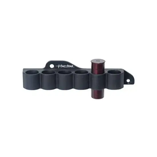 TacStar 1081210 SideSaddle Slimline Shotgun 12 Gauge 6 Rounds Black Polymer w/Aluminum Mounting Plate