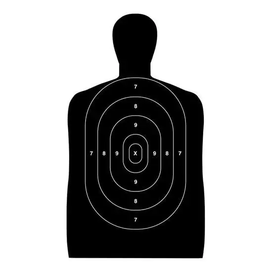 Lyman 4320077 Auto Advance Remote Controlled Target System Self-Adhesive Paper 24" x 29" x 60" Silhouette White Target Paper w/Black Target 50ft Roll