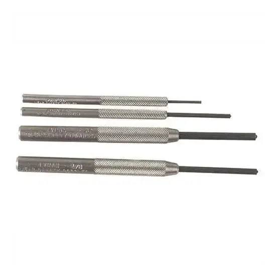 Lyman 7031277 Punch Set Roll Pin 1/16, 3/32, 1/8, 5/32 Multi-Caliber 4 Per Pack