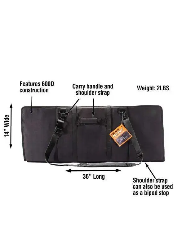 LYMAN TAC MAT RIFLE MAT BLACK