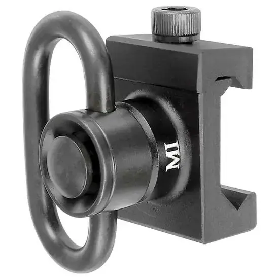 Midwest Industries MCTAR08HD Quick Detach Front Sling Adapter HD Black Aluminum