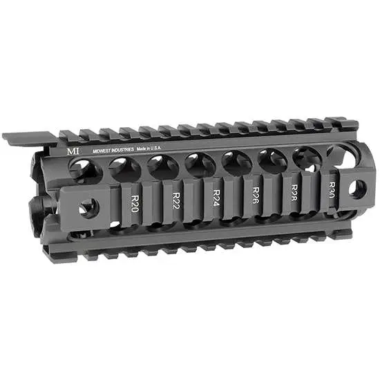 MIDWEST INDUSTRIES INC MCTAR17G2 Gen 2 AR-15 6061 Aluminum Black Hard Coat Anodized 7"