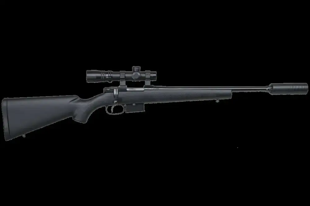 CZ CZ 527 American Suppressor Ready 300 BO 5+1 16.50" Black Fixed w/American Pattern Stock Right Hand