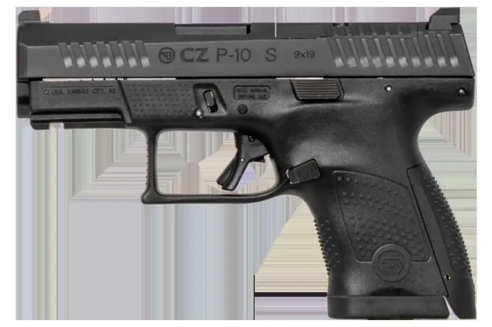CZ 95170 P-10 USA Sub-Compact Optics Ready 9mm Luger 3.50" 12+1 Black Black Interchangeable Backstrap Grip