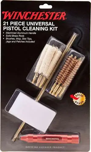 WIN UNIV PISTOL CLNG KIT 21PC CARD
