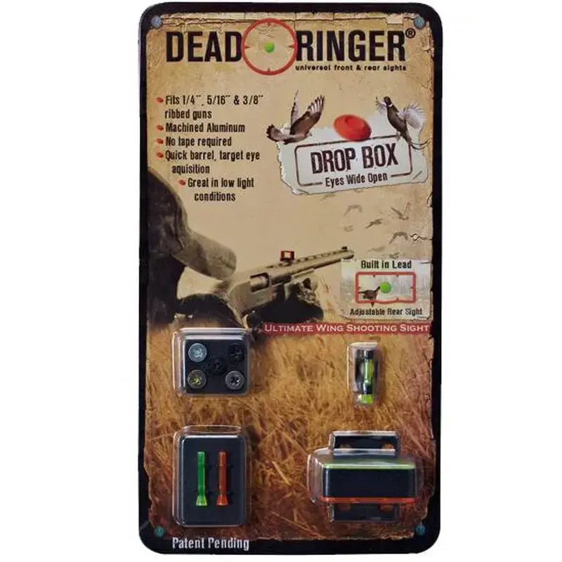 Dead Ringer DR4478 Drop Box Universal Shotgun Green/Orange Lexan Aluminum Mossy Oak Duck Blind