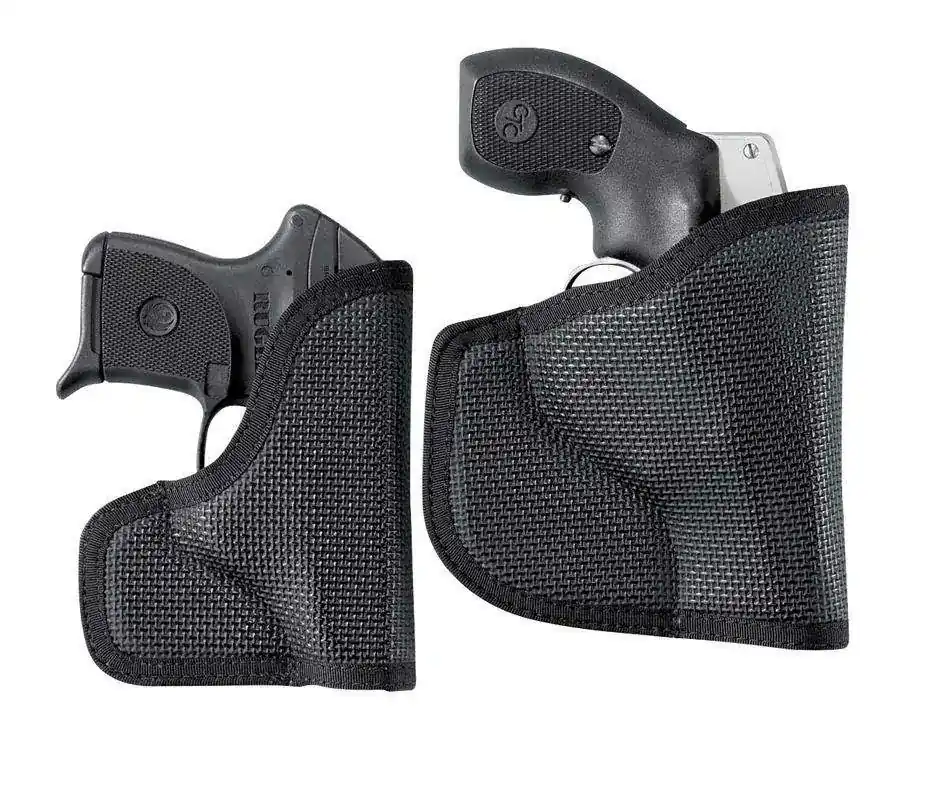 Desantis Gunhide N38BJG5Z0 Nemesis Pocket Kel-Tec P-3AT/P32 w/CT LG-430 Rubberized Fabric Black