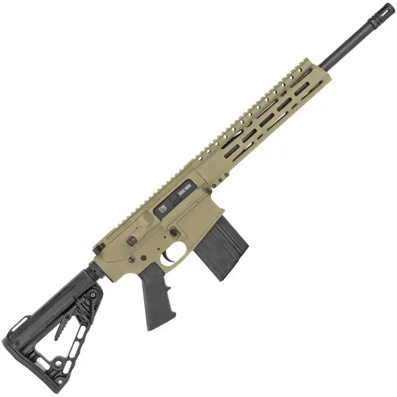 Diamondback DB10 308 Win,7.62 NATO 16" 20+1 Flat Dark Earth Cerakote 6 Position Rogers Super-Stoc Stock