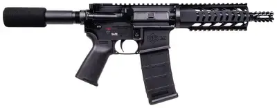 Diamondback DB15PB7 DB15 223 Rem,5.56 NATO 7.50" 30+1 Black Hard Coat Anodized Black A2 Grip Buffer Tube