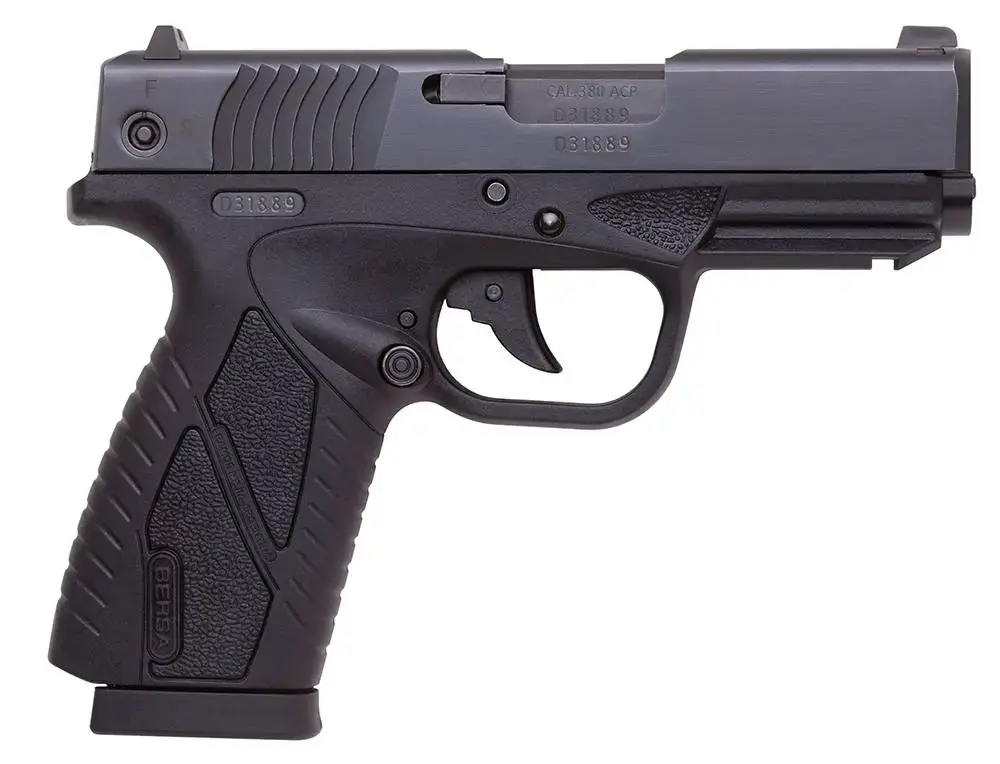 Bersa BP380MCC BPCC Concealed Carry380 ACP 3.30" 8+1 Black Polymer Grip