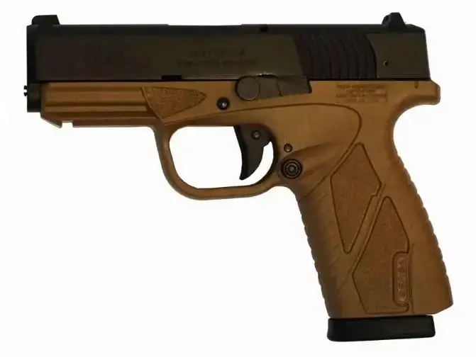 Bersa BP9DECC BPCC Concealed Carry 9mm Luger 3.30" 8+1 Flat Dark Earth Black Steel Slide Flat Dark Earth Polymer Grip