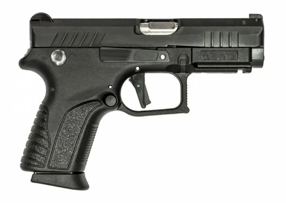 Grand Power GPQ1S Q1S Double 9mm Luger 3.35" 12+1 Black Polymer Grip Black