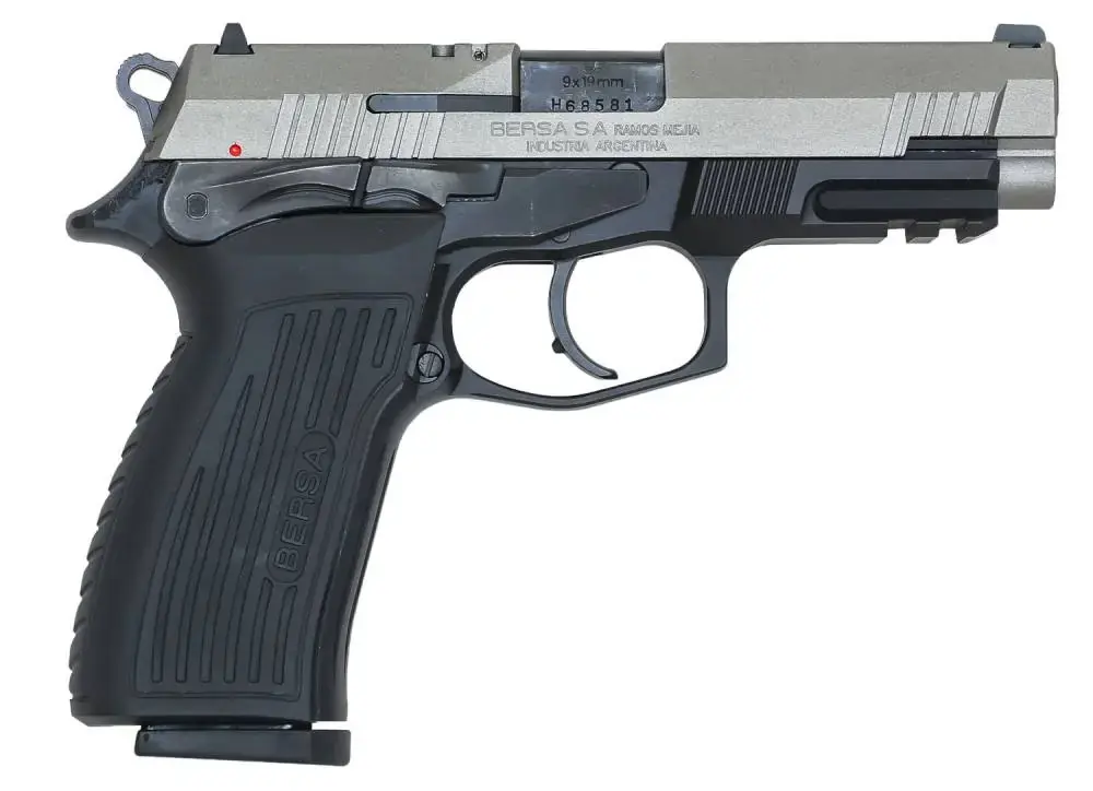 Bersa TPR9DT Thunder Pro 9mm Luger 4.25" 17+1 Black Black Polymer Grip