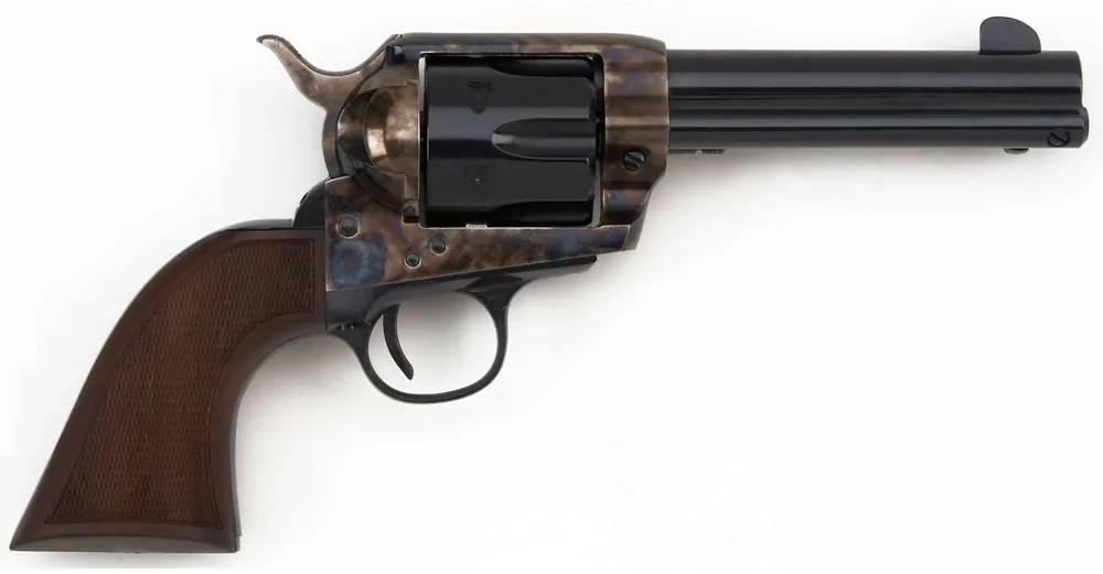 EMF DEL STNL STEEL CALIFORNIAN SA HGR 357MAG 4 3/4" CKRD WALNUT GRIP