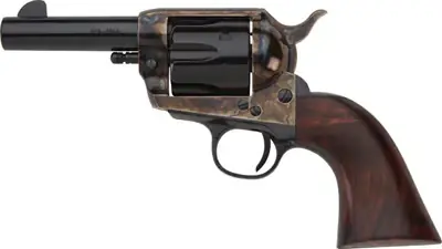 Pietta HF45CHS312NM 1873 GW2 Sheriff 45 Colt (LC) 6 Round 3.50" Blued Color Case Hardened Steel Walnut Grip