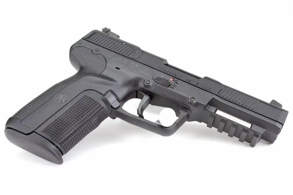 FN 3868929300 Five-seveN 5.7x28mm 4.80" 20+1 Black Matte Black Steel Black Polymer Grip