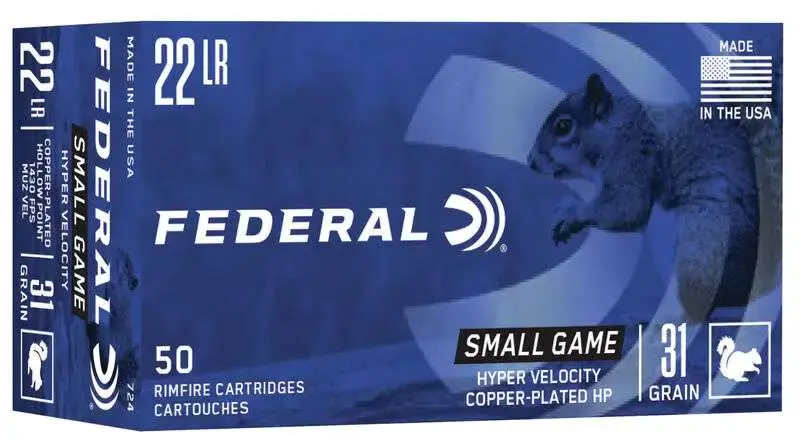 FEDERAL GAME SHOK AMO 22LR 31GR HP/CHP 10/50RD