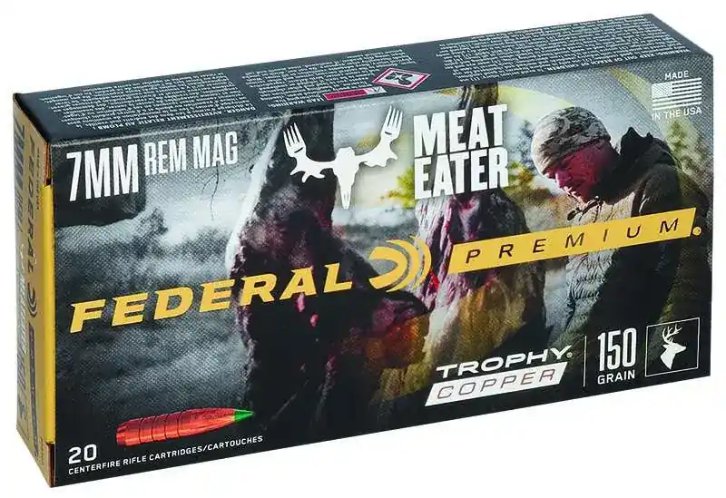 Federal P7RTC3 Premium 7mm Rem Mag 150 gr Trophy Copper (TC) 20 Round Box