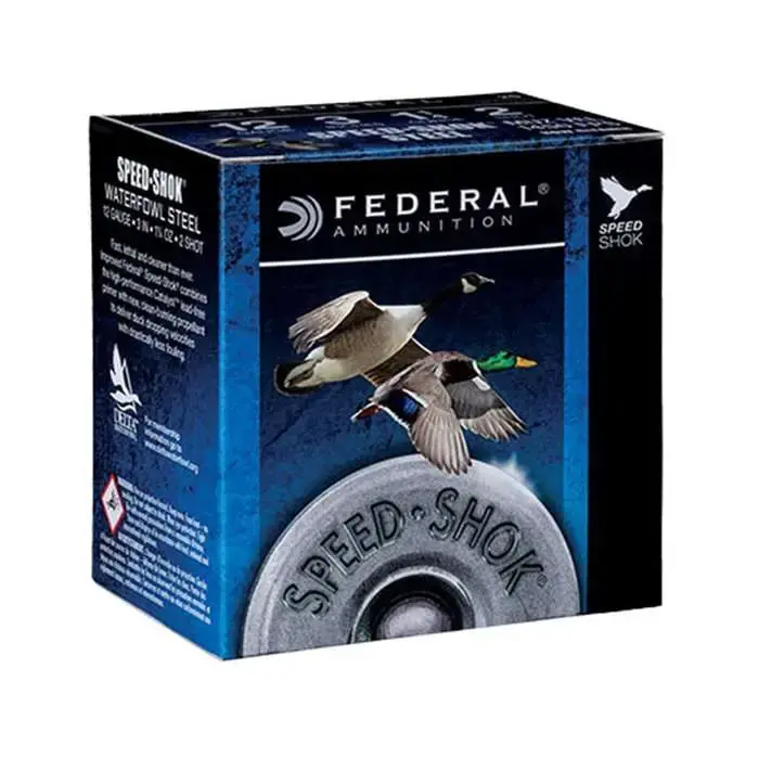 Federal WF142T Speed-Shok 12 Gauge 3 1 1/4 oz T Shot 25 Round Box