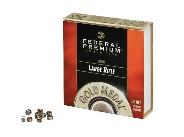 Federal GM205M Premium Gold Medal Small Rifle Primers 1000 total packed 10 boxes of 100