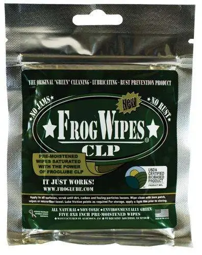 FrogLube 14936 FrogWipes 8x8 Wipes 5