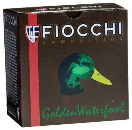 Fiocchi 123SGW2 Golden Waterfowl 12 Gauge 3 1 1/4 oz 2 Shot 25 Round Box