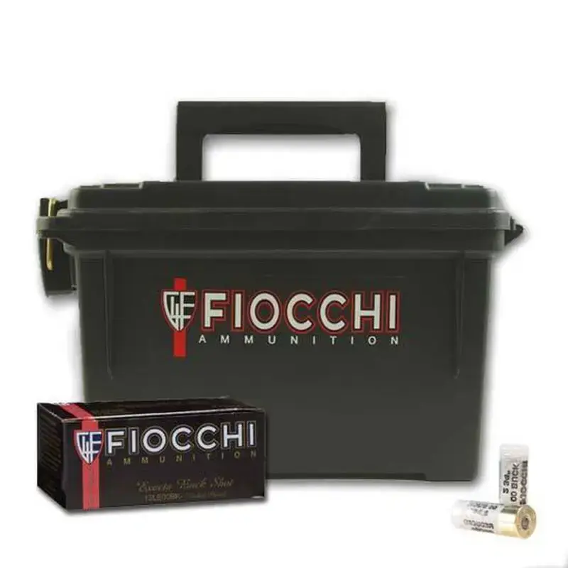 Fiocchi 12FLE00B Exacta 12 Gauge 2.75 9 Pellets 00 Buck Shot 80 Round Box