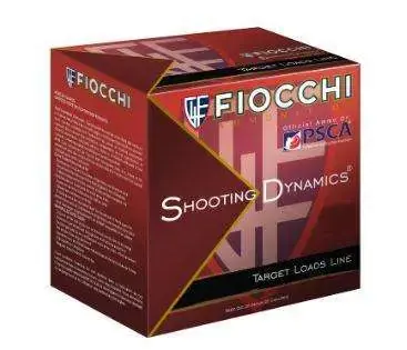 Fiocchi 12SD1L8 Shooting Dynamics Target Load 12 Gauge 2.75 1 oz 8 Shot 25 Round Box